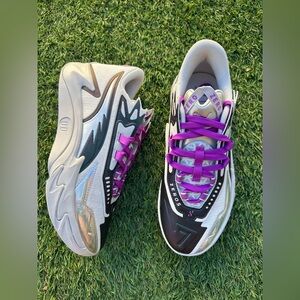 Puma Scoot Zeros II Sterling 31135101 Mens Gray Athletic Basketball Shoes Sz 7.5